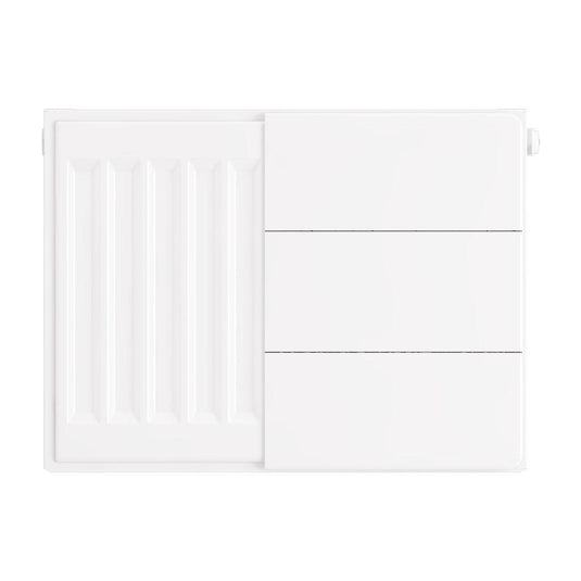 Eastbrook Flat Cover Plate with Lines 300 x 400mm Gloss White | 25.5068