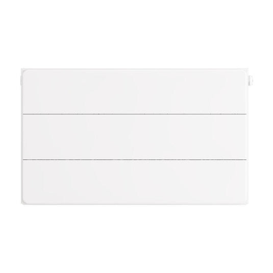 Eastbrook Flat Cover Plate with Lines 300 x 500mm Gloss White | 25.5069