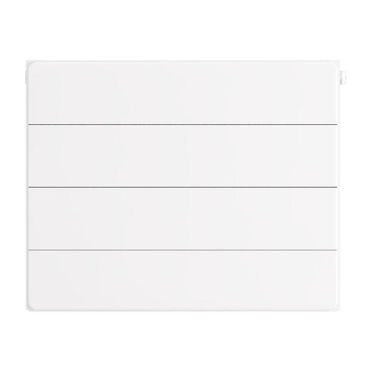 Eastbrook Flat Cover Plate with Lines 400 x 500mm Gloss White | 25.5078