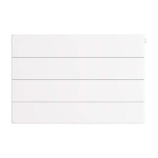Eastbrook Flat Cover Plate with Lines 400 x 600mm Gloss White | 25.5079