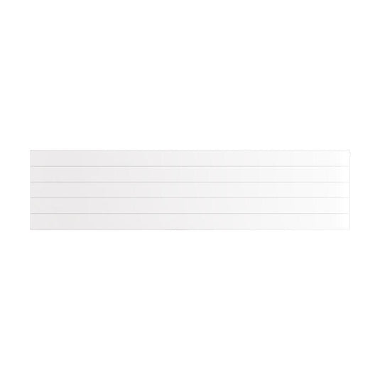 Eastbrook Flat Cover Plate with Lines 500 x 2000mm Gloss White | 25.5104