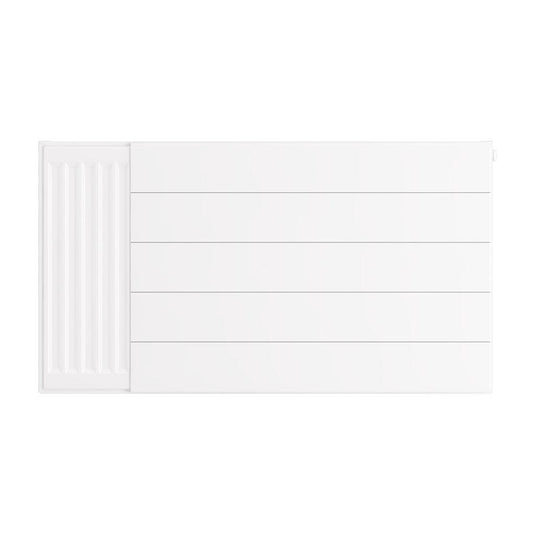 Eastbrook Flat Cover Plate with Lines 500 x 900mm Gloss White | 25.5095