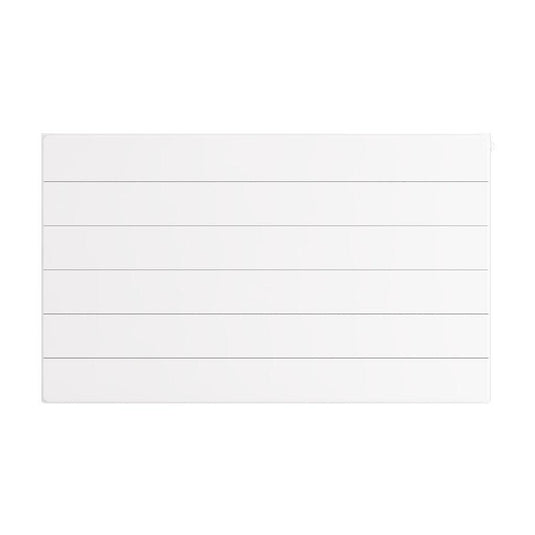 Eastbrook Flat Cover Plate with Lines 600 x 1000mm Gloss White | 25.5111