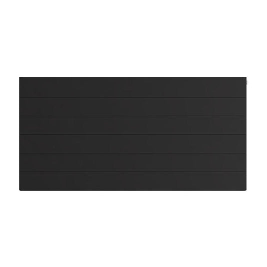 Eastbrook Flat Cover Plate with Lines 600 x 1200mm Matt Black | 25.5132
