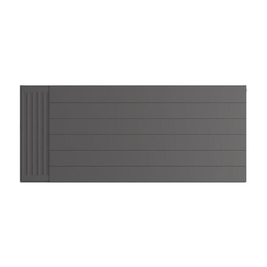 Eastbrook Flat Cover Plate with Lines 600 x 1400mm Matt Anthracite | 25.5125