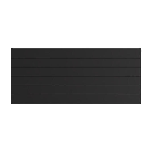 Eastbrook Flat Cover Plate with Lines 600 x 1400mm Matt Black | 25.5133
