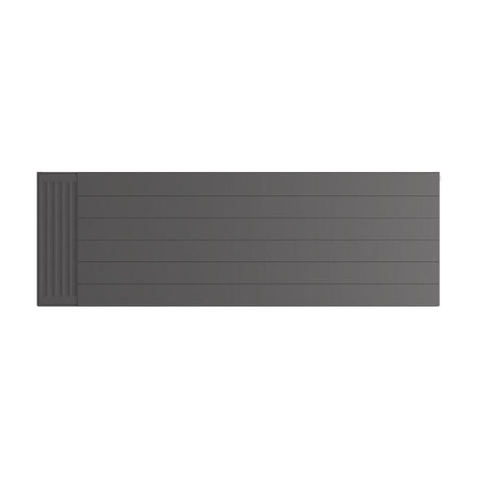 Eastbrook Flat Cover Plate with Lines 600 x 1800mm Matt Anthracite | 25.5127