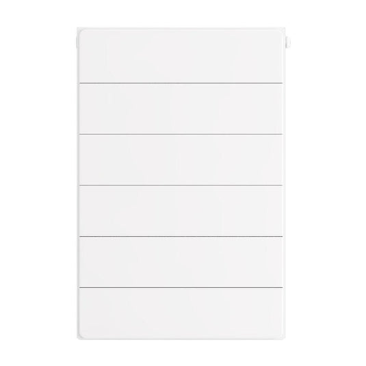 Eastbrook Flat Cover Plate with Lines 600 x 400mm Gloss White | 25.5105