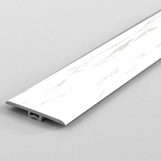Eastbrook Flooring T Join Tile Marble White 2.4m | 31.1015 - Envy Bathrooms Ltd