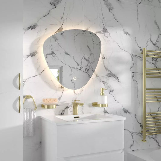 Eastbrook Forenza 600x600mm LED Bathroom Mirror Chrome | 94.0021 - Envy Bathrooms Ltd