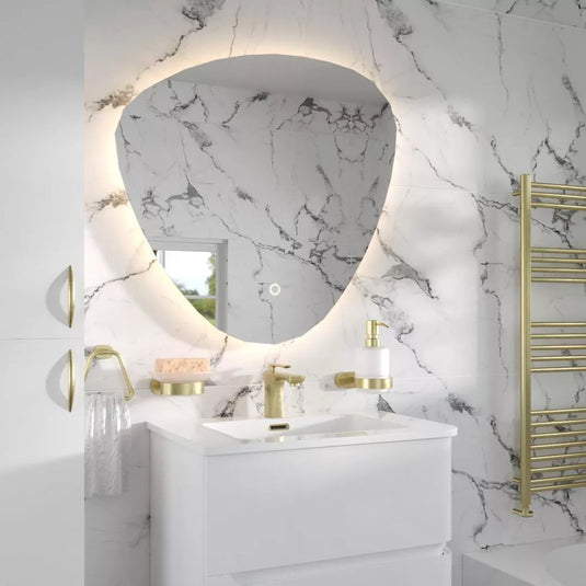 Eastbrook Forenza 800x800mm LED Bathroom Mirror Chrome | 94.0022 - Envy Bathrooms Ltd