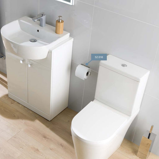 Eastbrook Genoa Covered Toilet Roll Holder Chrome | 52.016