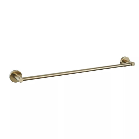 Eastbrook Genoa Single Towel Rail Brushed Brass | 52.087 - Envy Bathrooms Ltd