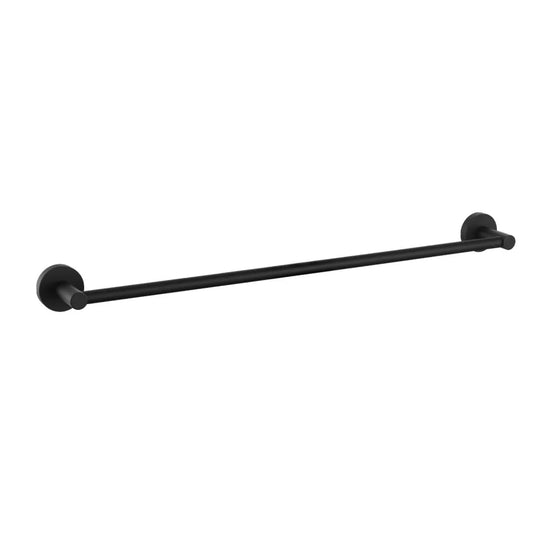 Eastbrook Genoa Single Towel Rail Matt Black | 52.067 - Envy Bathrooms Ltd