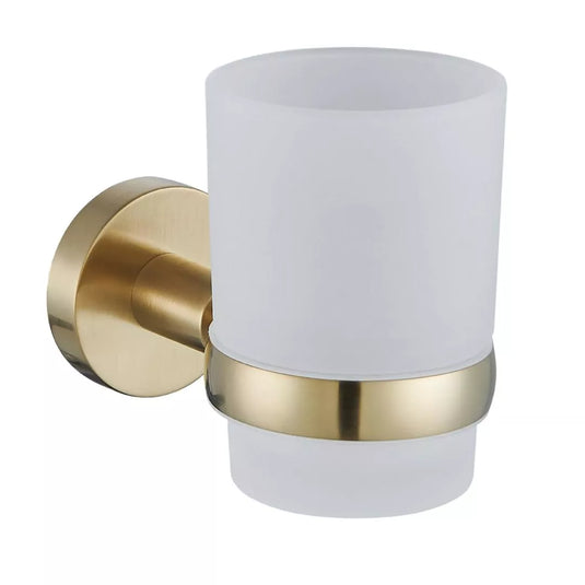 Eastbrook Genoa Tumbler Holder Brushed Brass | 52.082 - Envy Bathrooms Ltd