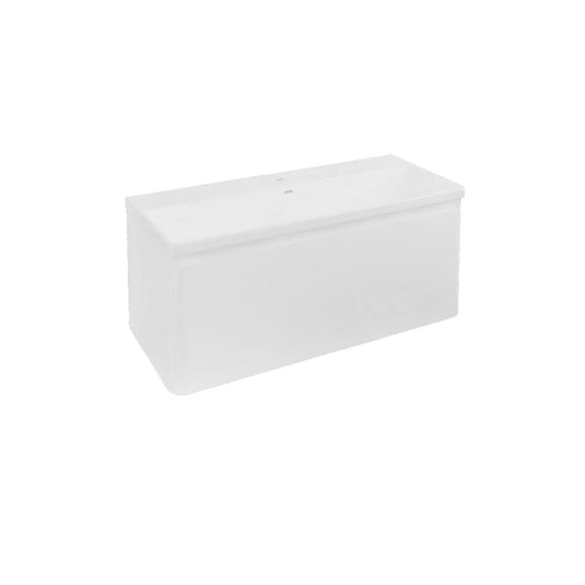 Eastbrook Grovely 100cm Wall Hung Vanity Unit High Gloss White | 37.2110 - Envy Bathrooms Ltd