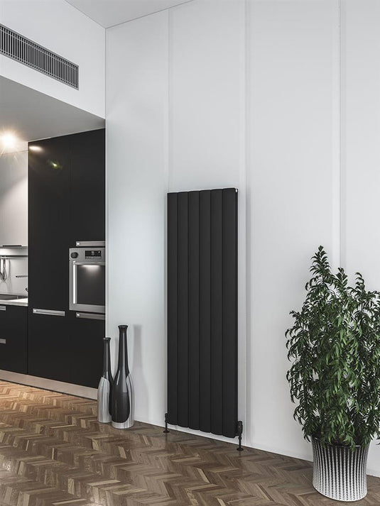 Eastbrook Guardia 1800 x 565mm Aluminium Radiator Matt Black | 86.0294