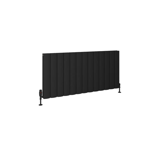Eastbrook Guardia 600 x 1230mm Aluminium Radiator Matt Black | 86.0052
