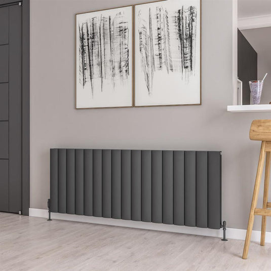 Eastbrook Guardia 600 x 1610mm Aluminium Radiator Matt Anthracite | 86.0500