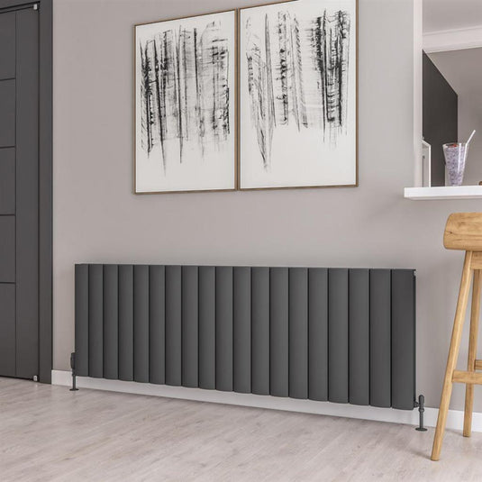 Eastbrook Guardia 600 x 1800mm Aluminium Radiator Matt Anthracite | 86.0504
