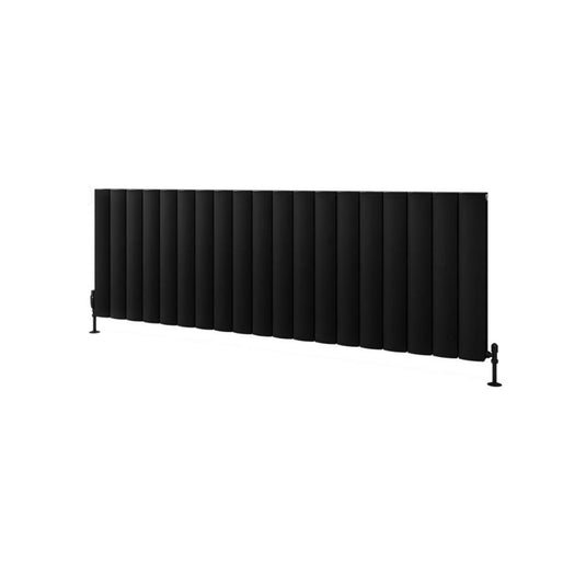 Eastbrook Guardia 600 x 1800mm Aluminium Radiator Matt Black | 86.0505