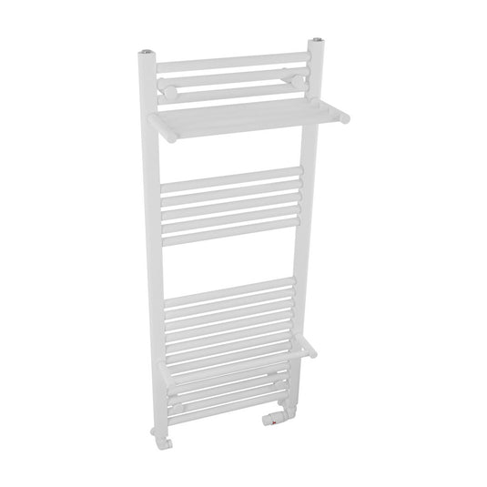 Eastbrook Haddenham Designer Towel Rail 1200mm x 500mm Matt White | 61.0068