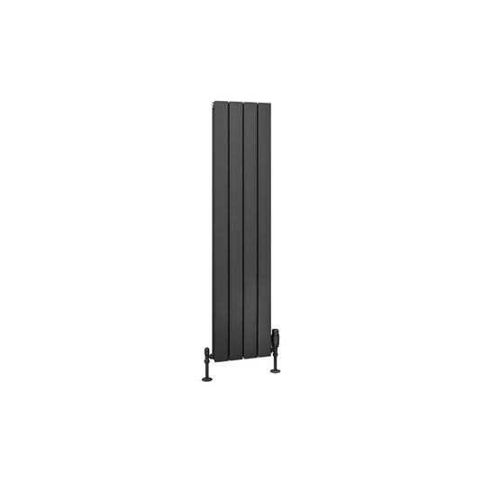 Eastbrook Hadleigh 1200 x 275mm Aluminium Radiator Matt Anthracite | 86.0462