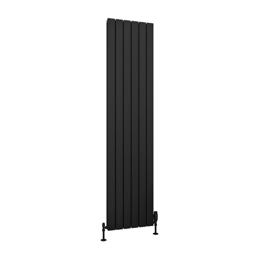 Eastbrook Hadleigh 1800 x 415mm Aluminium Radiator Matt Black | 86.0263