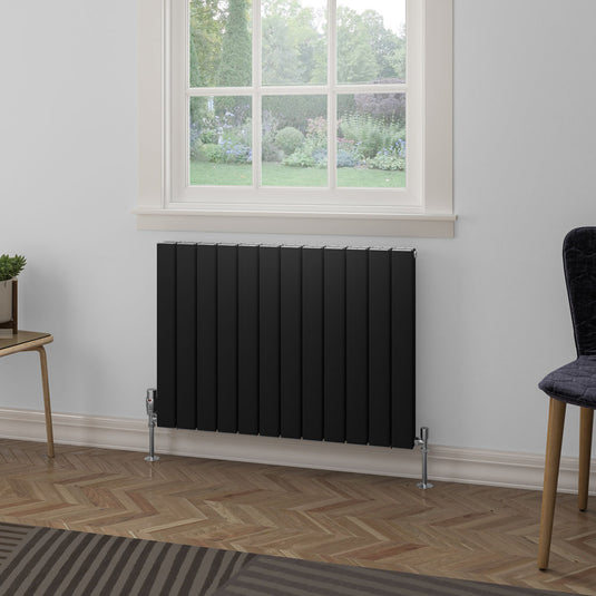 Eastbrook Hadleigh 600 x 835mm Aluminium Radiator Matt Black | 86.0259
