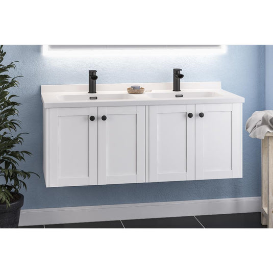 Eastbrook Hardwick 1200mm Square Double Bowl Basin White | 36.2053
