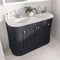 Eastbrook Hardwick 1200mm Traditional Double Bowl Polymarble Basin White | 36.4014