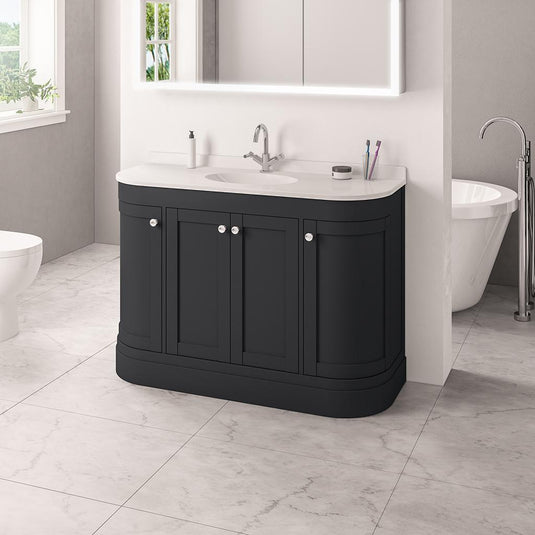 Eastbrook Hardwick 1200mm Traditional Vanity Unit Matt Anthracite | 36.0022