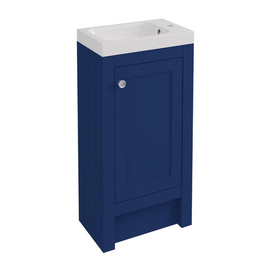 Eastbrook Hardwick 390mm Traditional Vanity Unit Matt Cobalt Blue | 36.0070