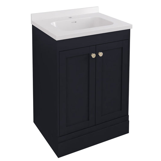 Eastbrook Hardwick Straight 600mm Floorstanding Vanity Unit Anthracite | 36.2035