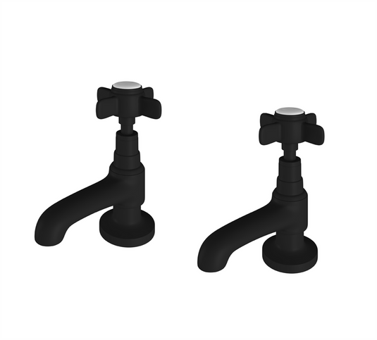 Eastbrook Haymarket Bath Taps Black | 79.2003