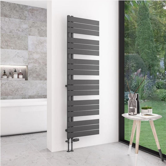 Eastbrook Helmsley 1640 x 500mm Towel Rail Matt Anthracite | 89.0636