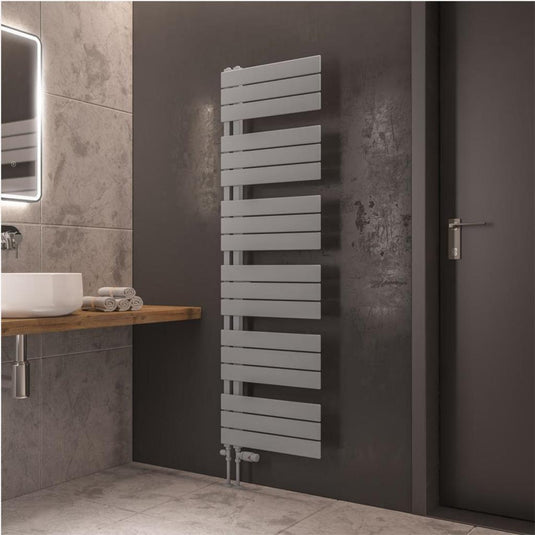 Eastbrook Helmsley 1640 x 500mm Towel Rail Matt Grey | 89.0628