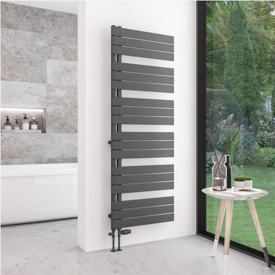 Eastbrook Helmsley 1640 x 600mm Towel Rail Matt Anthracite | 89.0637