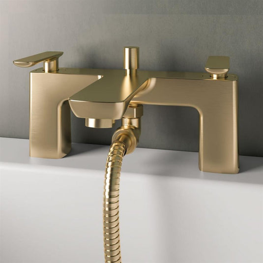 Eastbrook Helston Bath Shower Mixer inc Kit Brushed Brass | 93.1023