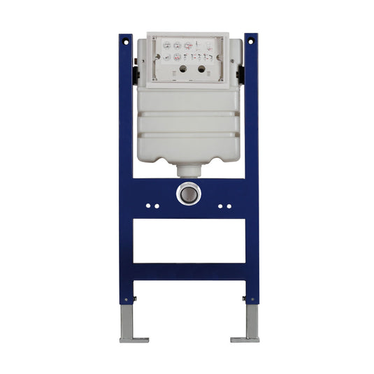 Eastbrook Hidden / Concealed 795mm x 400mm Wall Hung Cistern and Blue Frame - Blue | 73.0002