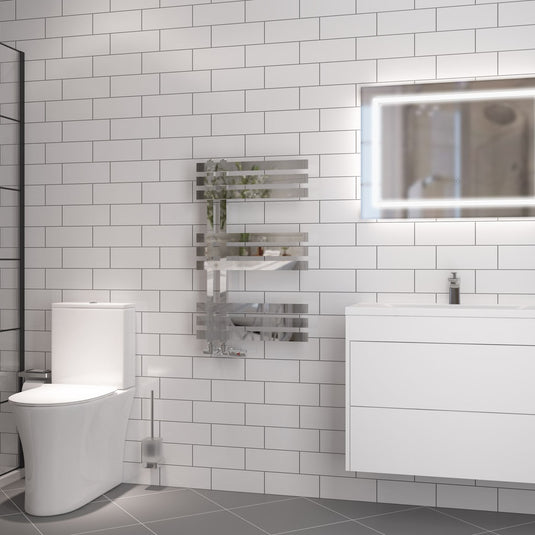 Eastbrook Hurley 800 x 500mm Towel Rail Chrome | 89.0566