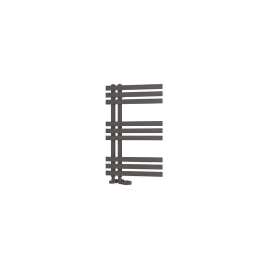 Eastbrook Hurley 800 x 500mm Towel Rail Matt Anthracite | 89.0548