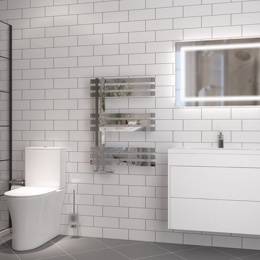 Eastbrook Hurley 800 x 600mm Towel Rail Chrome | 89.0567