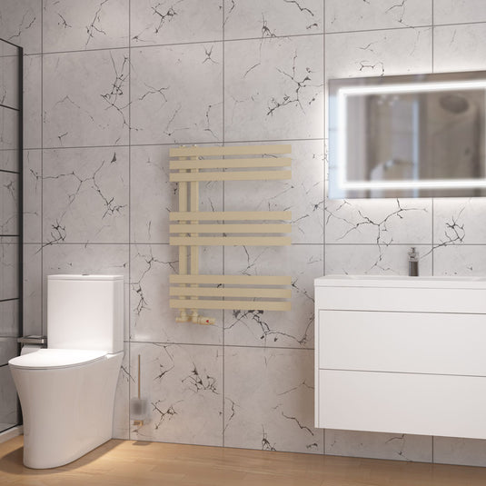 Eastbrook Hurley 800 x 600mm Towel Rail Matt Cappuccino | 89.0561