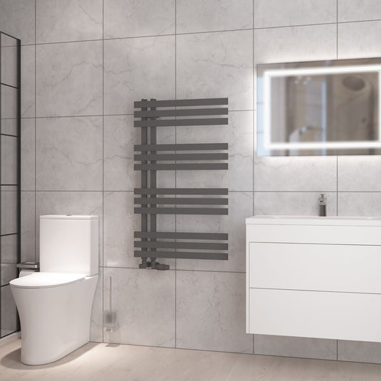 Eastbrook Hurley Towel Rail 1000x600mm Matt Anthracite | 89.1724