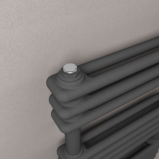 Eastbrook Imperia 2 1140 x 500mm Column Towel Multirail Matt Anthracite | 41.0825