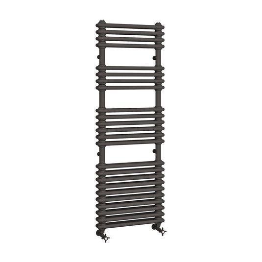 Eastbrook Imperia 2 1430 x 500mm Column Towel Multirail Matt Anthracite | 41.0826
