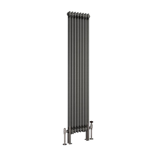 Eastbrook Imperia 2 1800 x 380mm Column Radiator Bare Metal | 41.0422