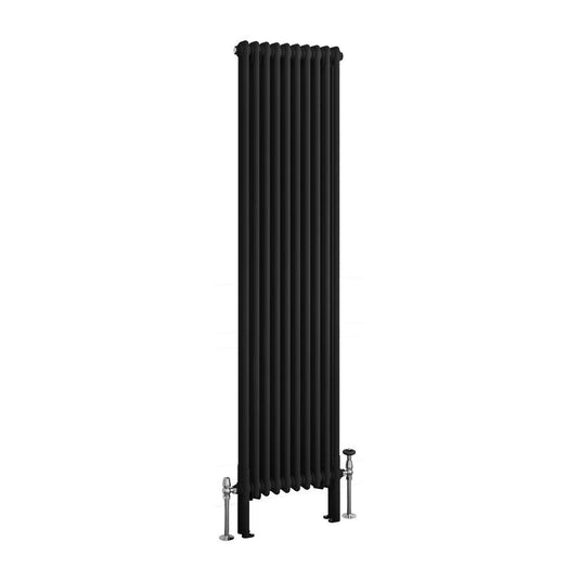 Eastbrook Imperia 2 1800 x 470mm Column Radiator Matt Black | 41.0762