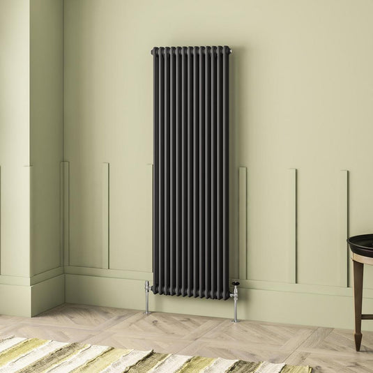 Eastbrook Imperia 2 1800 x 605mm Column Radiator Matt Anthracite | 41.0931